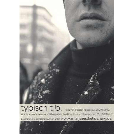 Plakat zur Ausstellung typsich_tb, Juni 2006